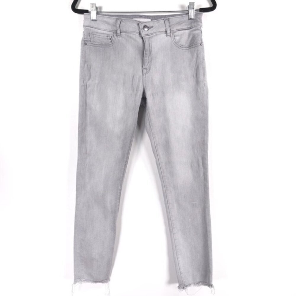 DL1961‎ FLORENCE INSTASCULPT CROPPED LEGENDARY Jeans Raw Hem Size 28